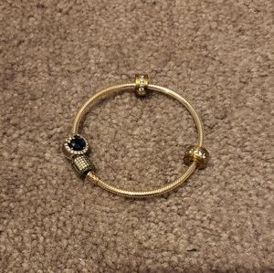 Blue & Silver Bracelet